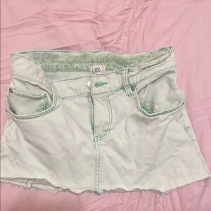 BDG Women's White Denim skirt